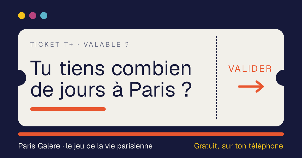 [Mobile] Paris Galère: a free browser game about surviving Paris (jobs, rent, métro strikes). Feed